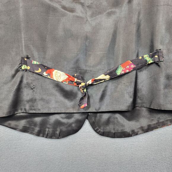 111 Main Womens Vest XXL 2XL Christmas Tree Santa Holiday Reindeer Office Vtg - Picture 10 of 12